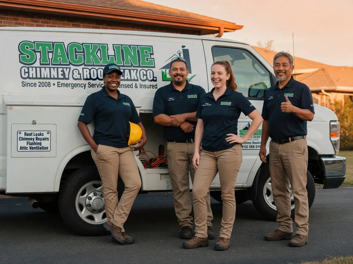 Chimney flashing repair company in Rexford, KS